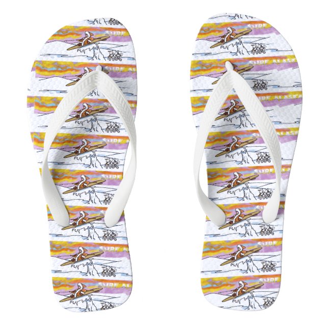 Surf Alaska wide flip flops (Footbed)