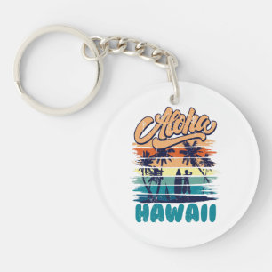 Surf - Aloha Hawaii Key Ring