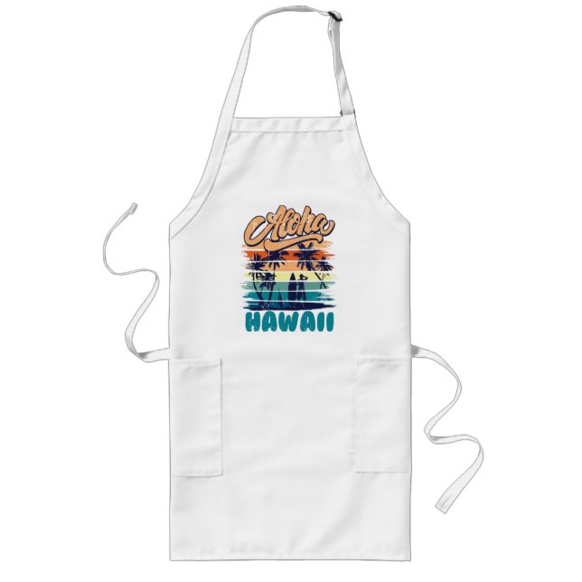 Surf - Aloha Hawaii Long Apron (Front)