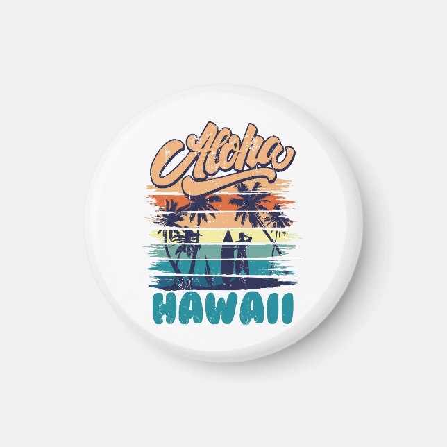 Surf - Aloha Hawaii Magnet (Front)