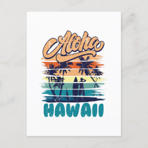 Surf - Aloha Hawaii Postcard