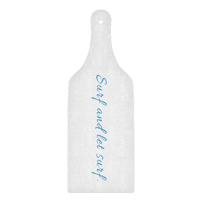 Surf and Let Surf Cutting Board (Front)