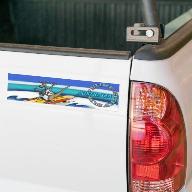 Surf Australia bumpersticker Bumper Sticker (On Truck)