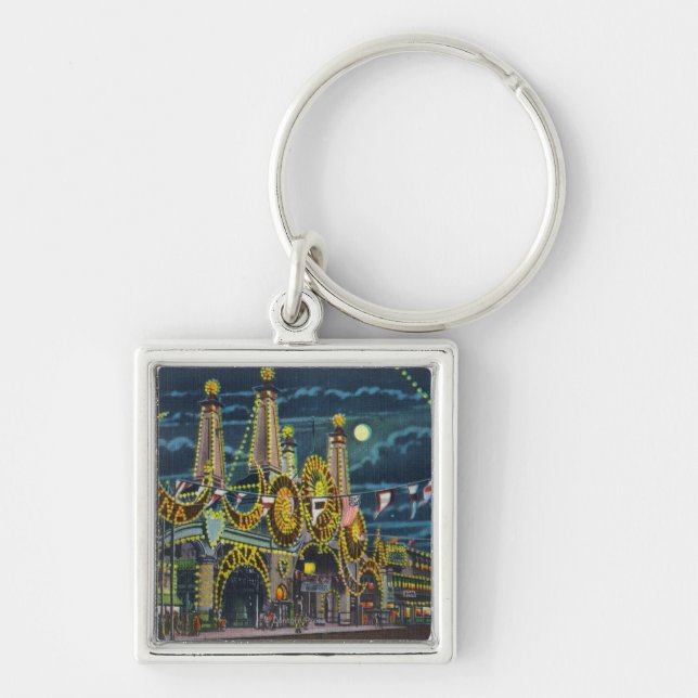 Surf Avenue View of Luna Park Entrance at Key Ring (Front)