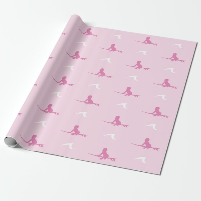 Surf Baby Wrapping Paper (Unrolled)