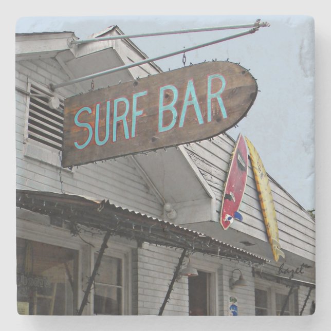 Surf Bar, Folly Beach, South Carolina Coaster (Front)