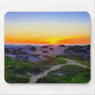 SURF BEACH CALIFORNIA MOUSE MAT