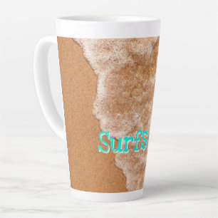 Surf Beach fun, waves, ocean, outdoor adventure   Latte Mug