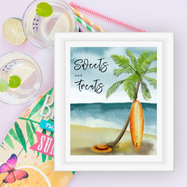 Surf beach - Sweets and treats Poster (Creator Uploaded)