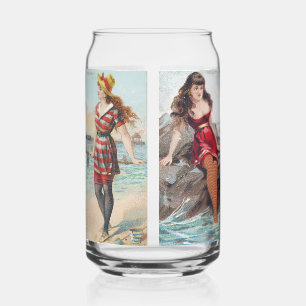 Surf Beauties  Can Glass