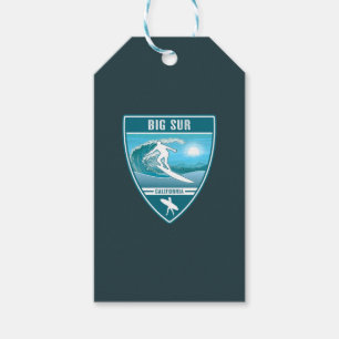 Surf Big Sur California Gift Tags
