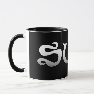 Surf black combo mug