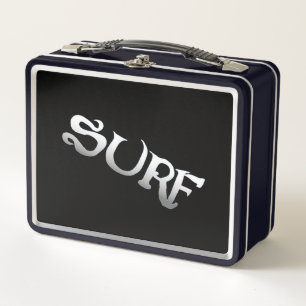 Surf black lunchbox