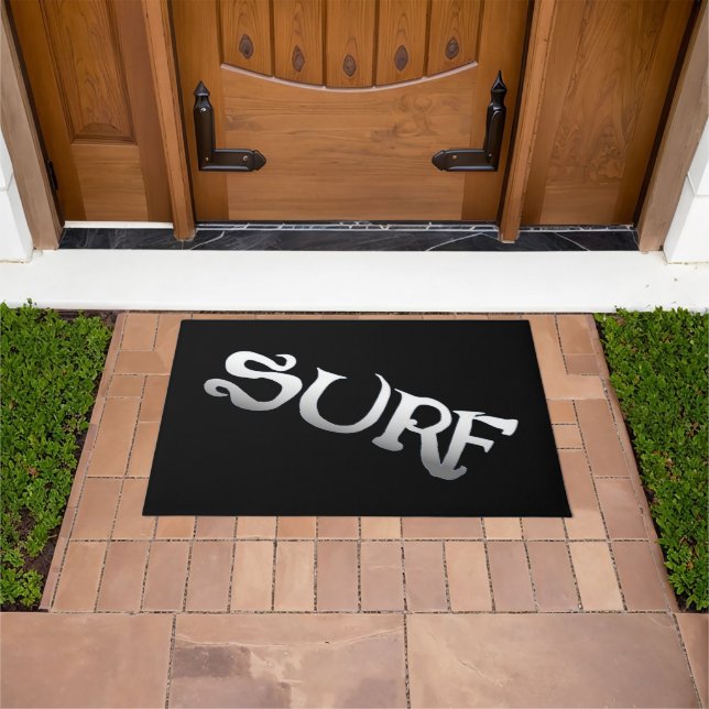 Surf black tilted doormat (Outdoor)