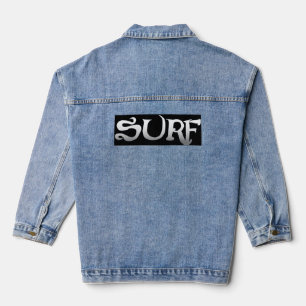 Surf black women denim jacket