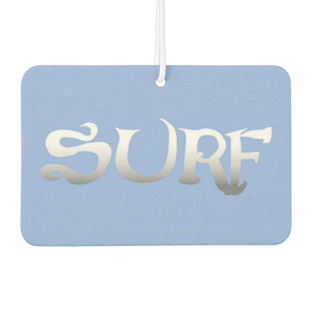 Surf blue car air freshener (Front)