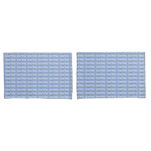 Surf blue standard pillowcases pair