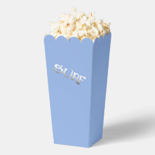 Surf blue tilted popcorn boxes