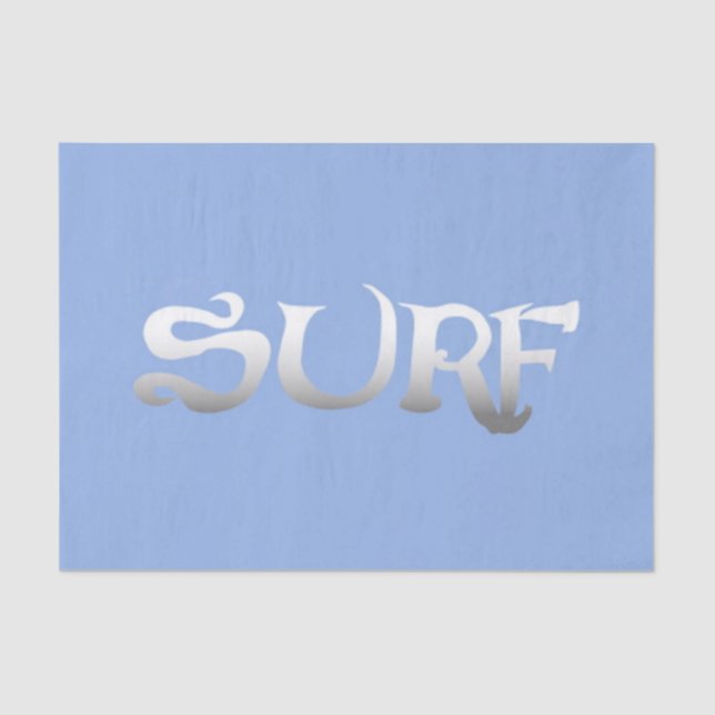 Surf blue tissue paper (Front)