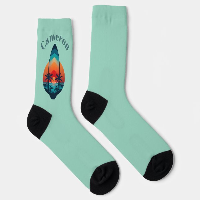 Surf Board Beach Socks (Right)