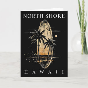Surf Board North Shore Hawaii Oahu Haleiwa Surfer Card