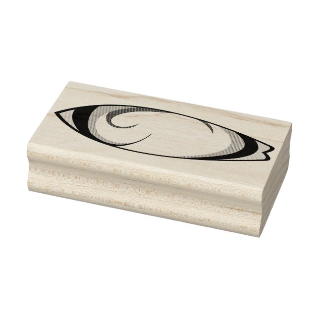 Surf Board Rubber Stamp (Stamp)