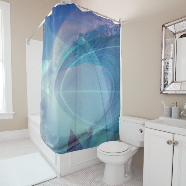 Surf Boards Dream Shower Curtain (In Situ)