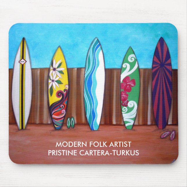 SURF BOARDS MOUSE MAT (Front)