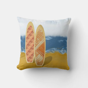 Surf Boards On Beach Cushion