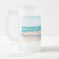 Surf boards on beach throw pillow
