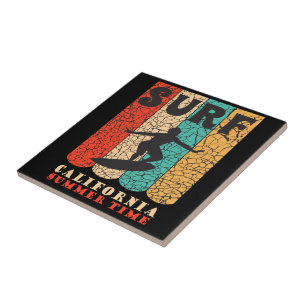 Surf California Ceramic Tile