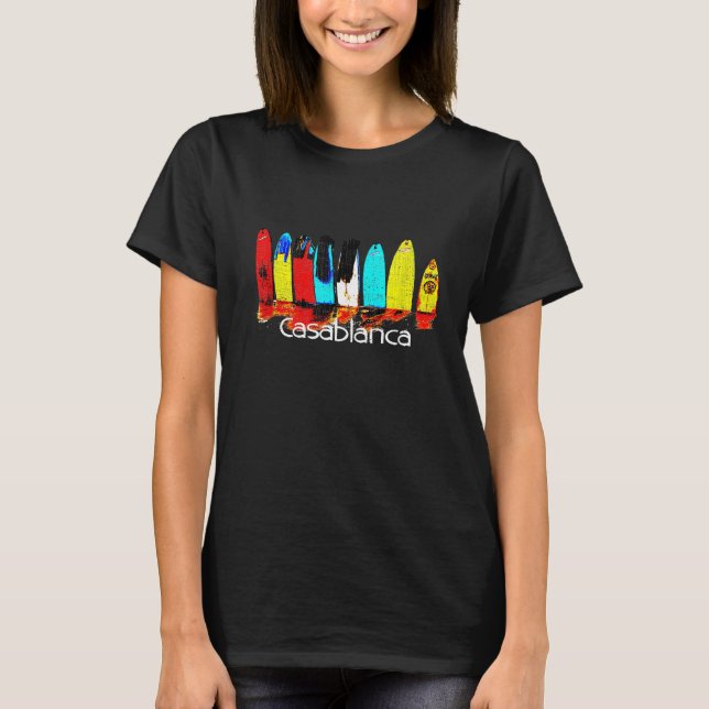 Surf Casablanca Morocco T-Shirt (Front)