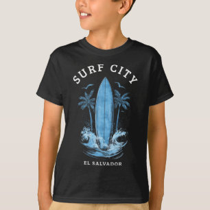 Surf City El Salvador Surfing Vintage Surfer _1 T-Shirt