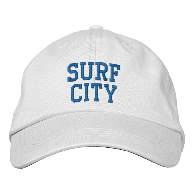 SURF CITY Embroidered Hat (Front)