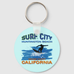 SURF CITY HUNTINGTON BEACH KEY RING
