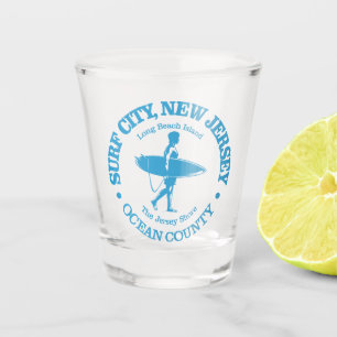 Surf City (surfer) Shot Glass