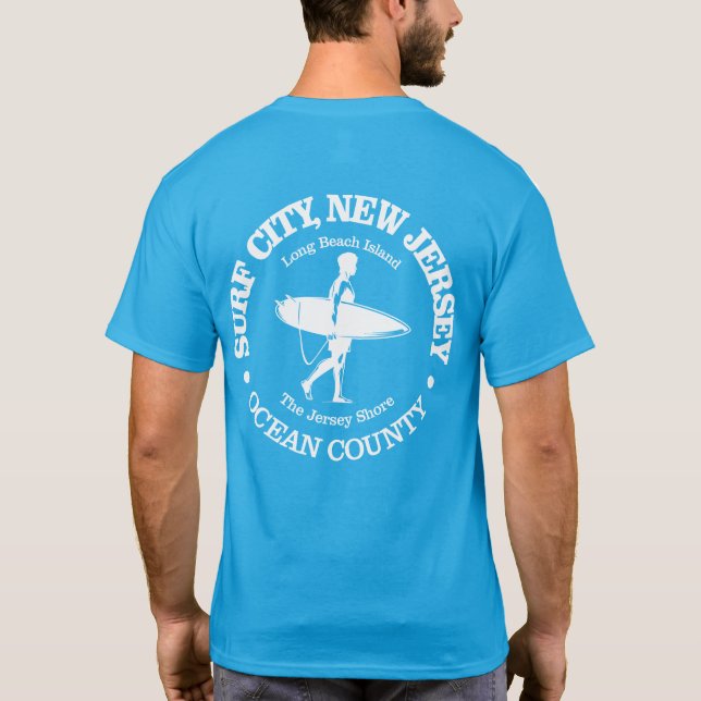 Surf City (surfer) T-Shirt (Back)