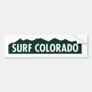 'surf colorado' SURF COLORADO FUNNY COLORADO Bumper Sticker