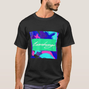 Surf Cowabunga Surfer Dude Chick Cool 80s 90s Vibe T-Shirt
