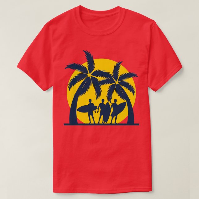 surf design T T-Shirt (Design Front)