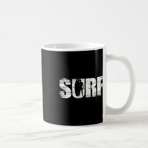 Surf - Distressed Look Surfing For Surfers  Coffee Mug