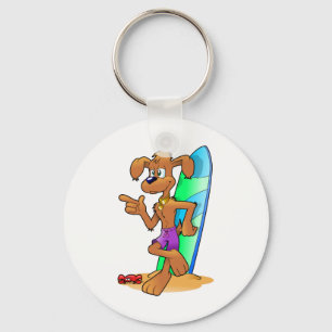 Surf Dog Key Ring