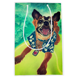 Surf Dog Medium Gift Bag