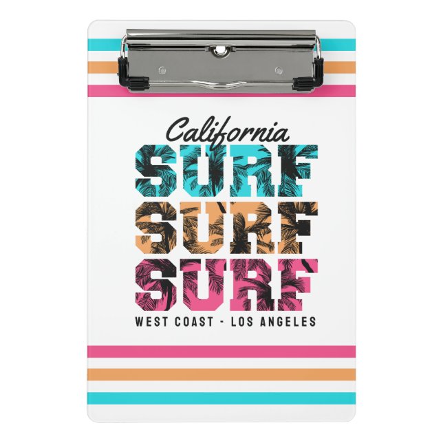 Surf Dreams: California Sunset Edition Mini Clipboard (Front)