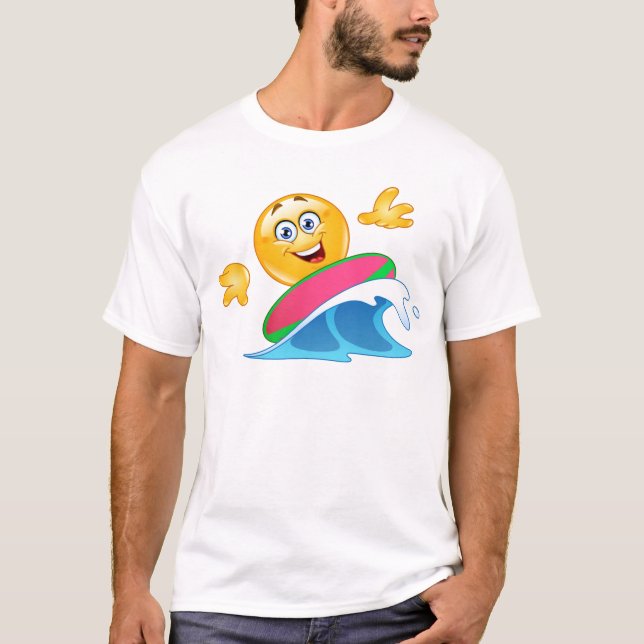 surf emoji T-Shirt (Front)