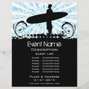 Surf Event Promotion Flyer