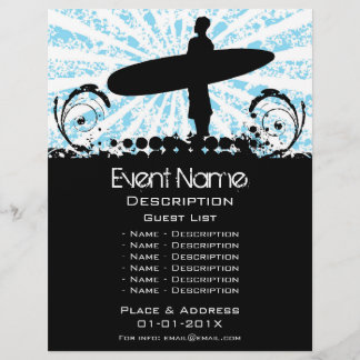 Surf Event Promotion Flyer