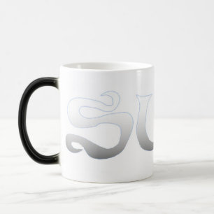 Surf fade white morphing mug