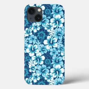 Surf Floral Hibiscus Pattern iPhone 13 Case