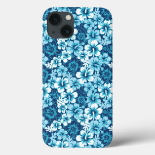 Surf Floral Hibiscus Pattern iPhone 13 Case